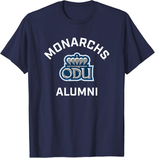 Old Dominion University ODU Monarchs Arched Alumni T-Shirt - T-Shirt | Navy
