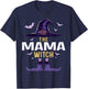 Mama Halloween Witch Group Matching Costume T-Shirt - T-Shirt | Navy