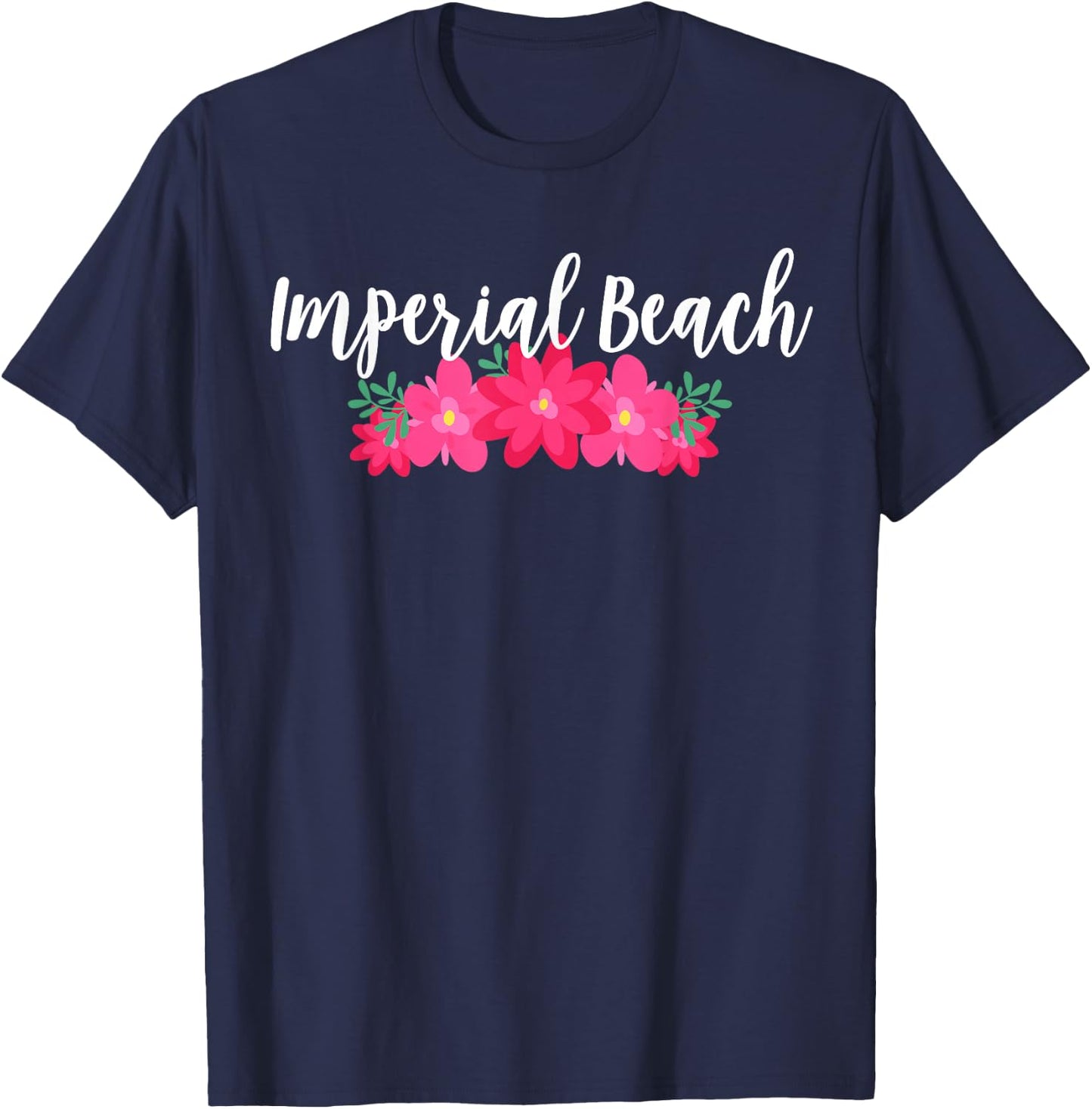 Imperial Beach California Tropical Vacation T-Shirt - T-Shirt | Navy