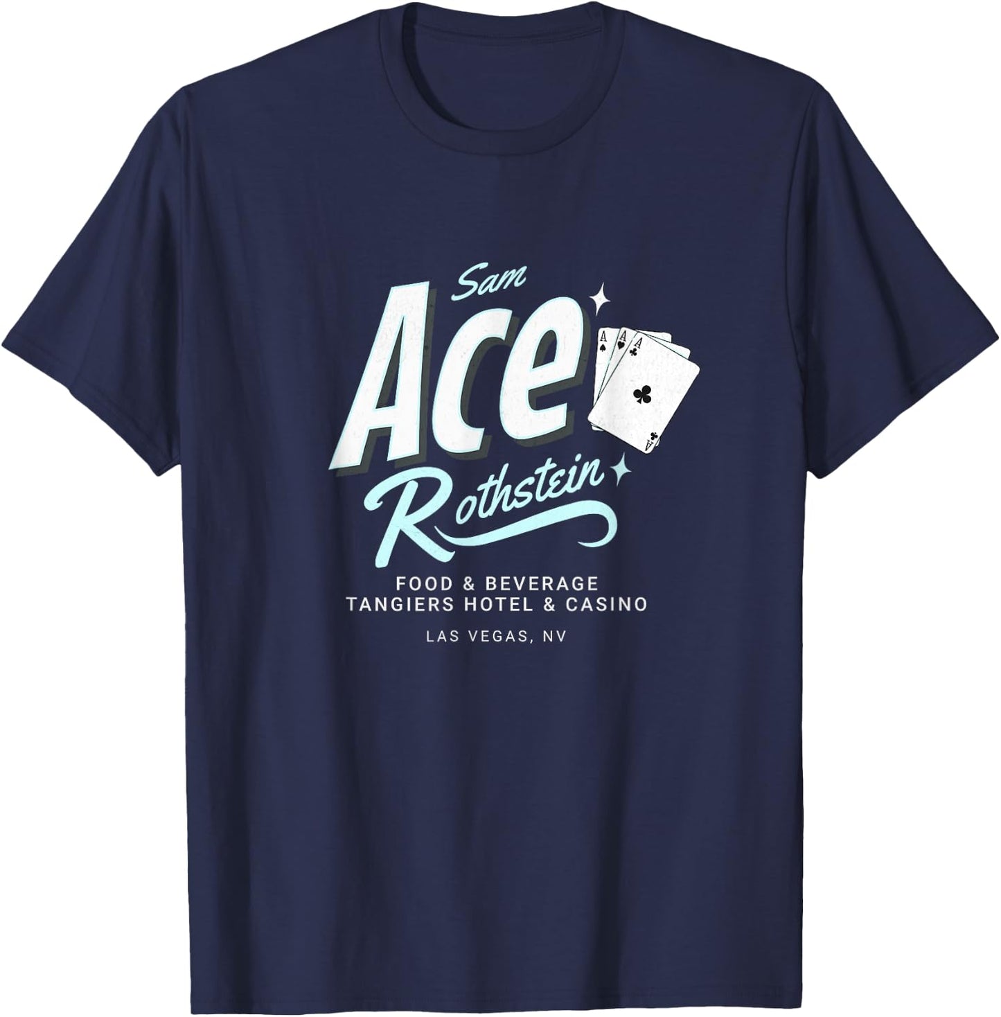 Sam Ace Rothstein Food & Beverage Las Vegas, NV T-Shirt - T-Shirt | Navy