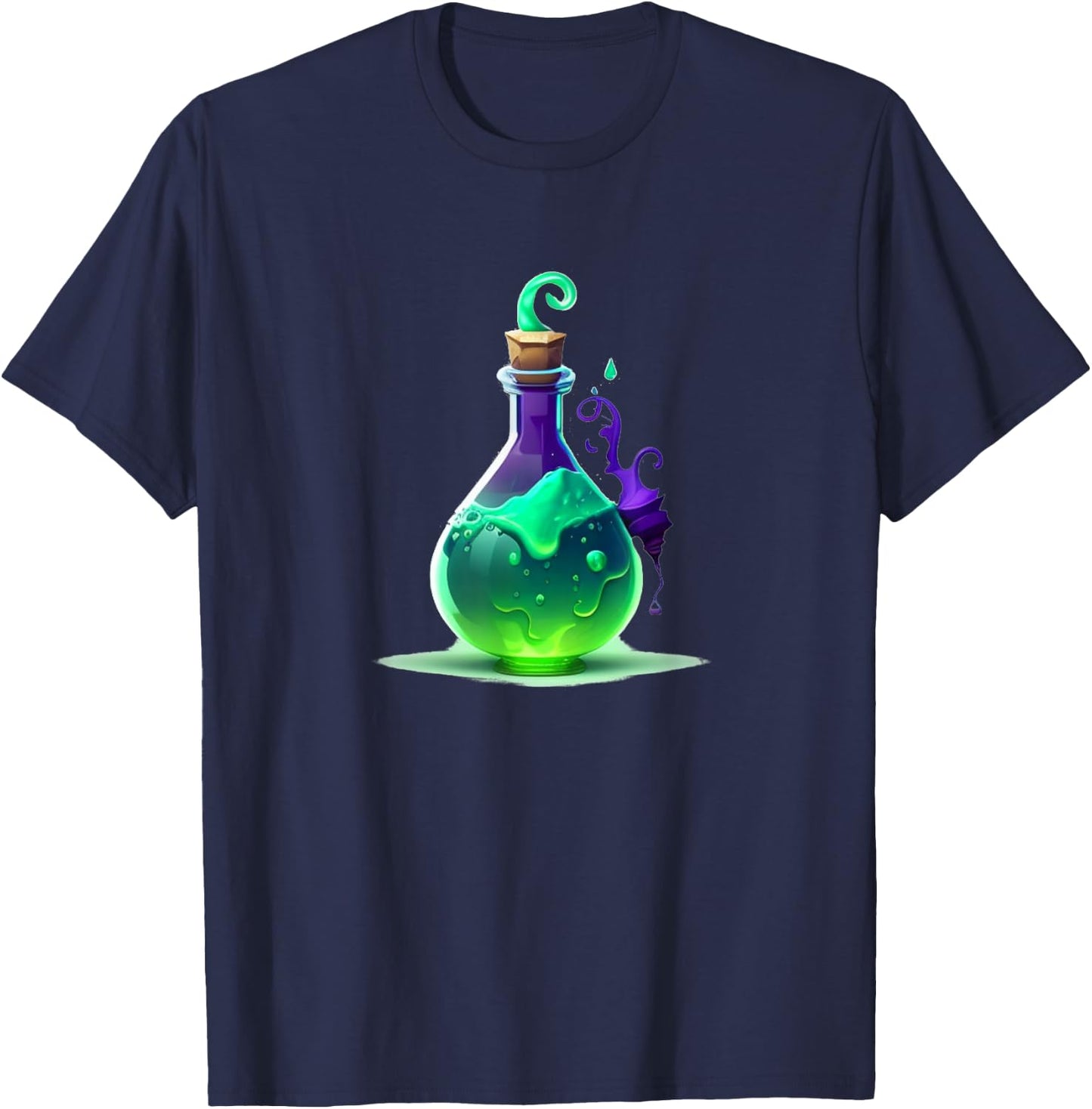 Magic fairy tale Potion Bottle T-Shirt - T-Shirt | Navy