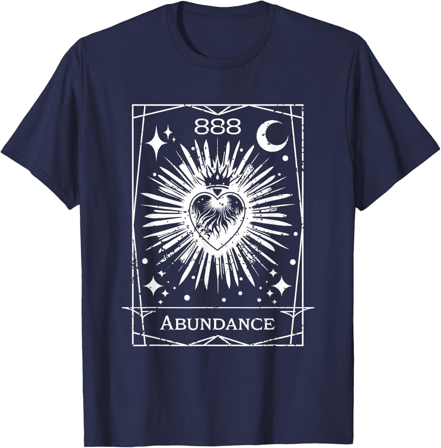 Angel Number 888 Abundance Numerology Personal Number 888 T-Shirt - T-Shirt | Navy