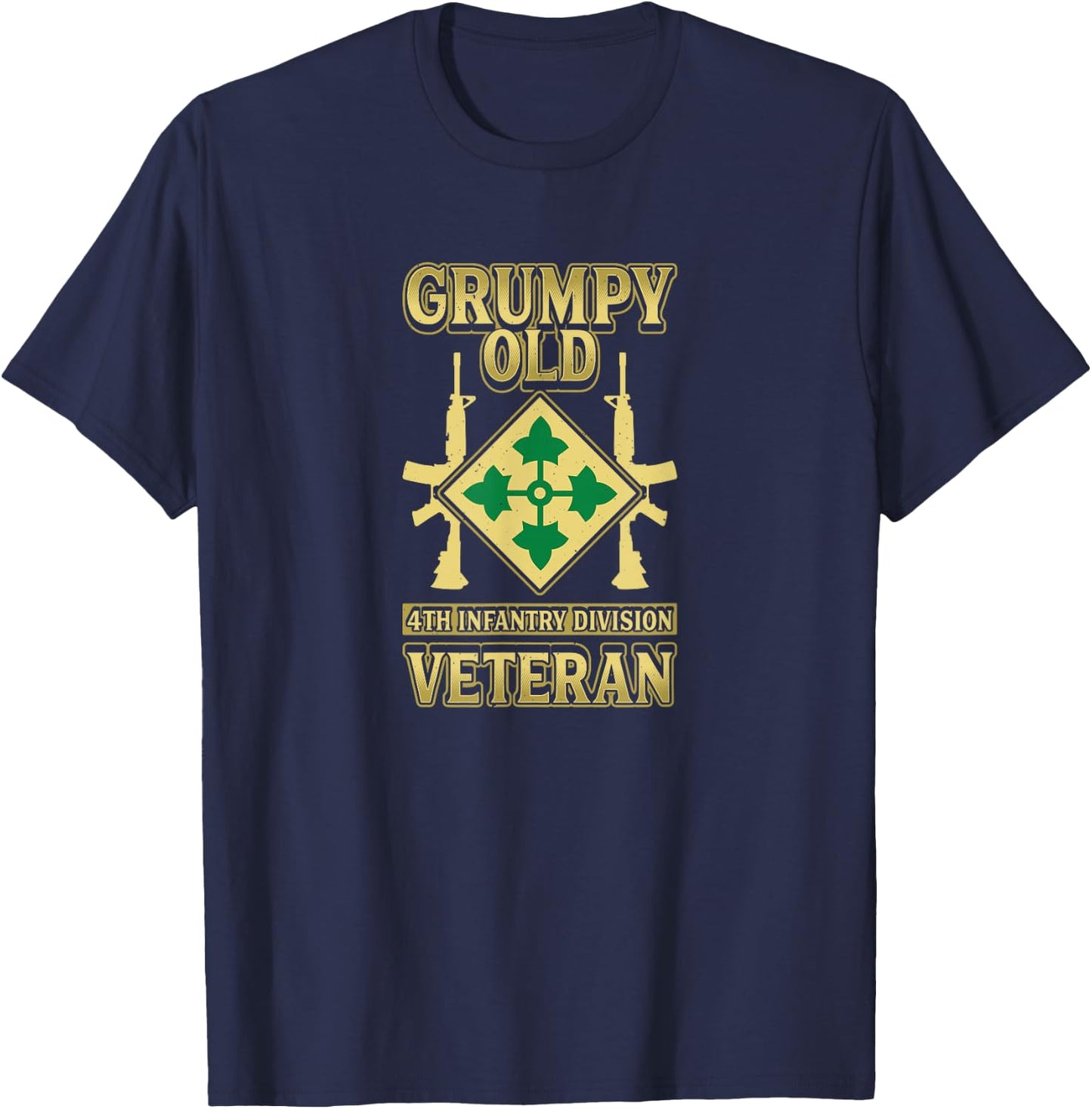 4th Infantry Division Shirt Fourth ID Veteran T-Shirt - T-Shirt | Navy