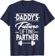 Kids Daddy's Future Lifting Partner T-Shirt - T-Shirt | Navy