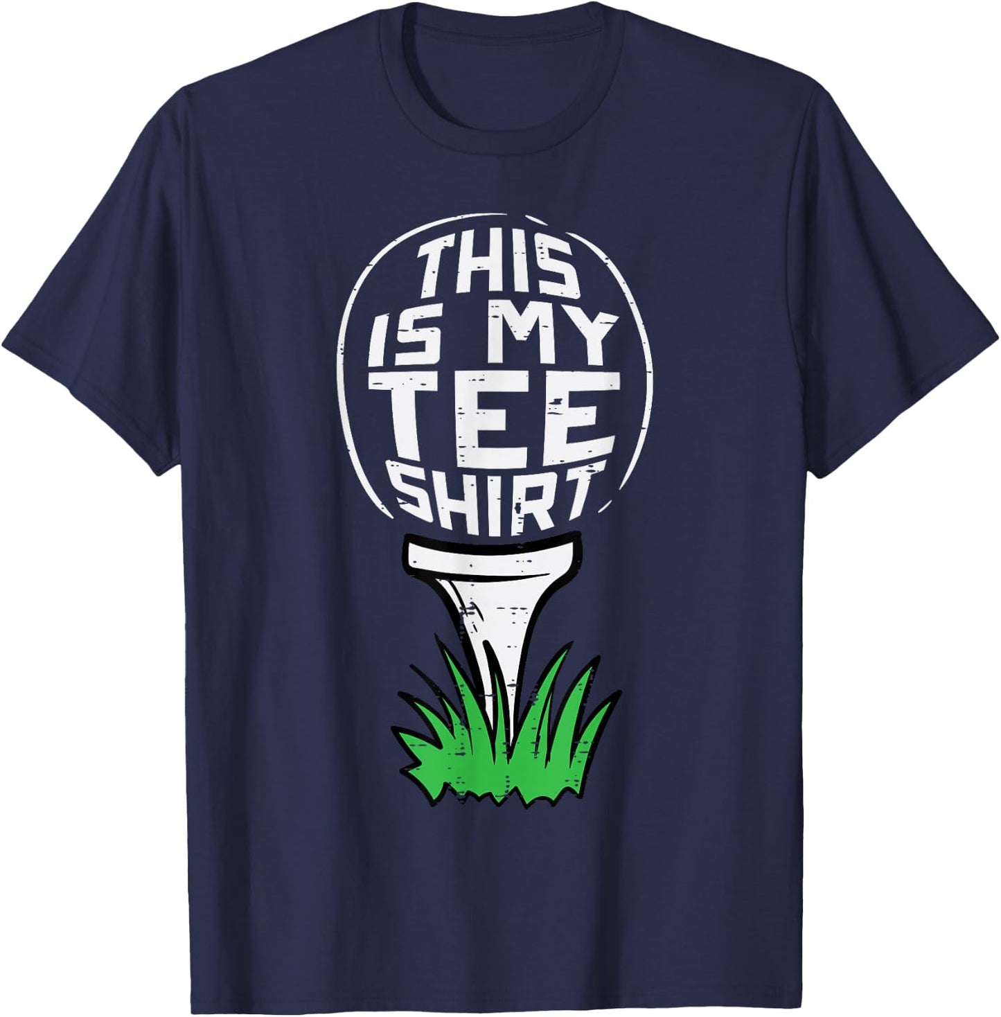 Golf This Is My Shirt Golfing Golfer Dad Men Women Kids T-Shirt - T-Shirt | Navy