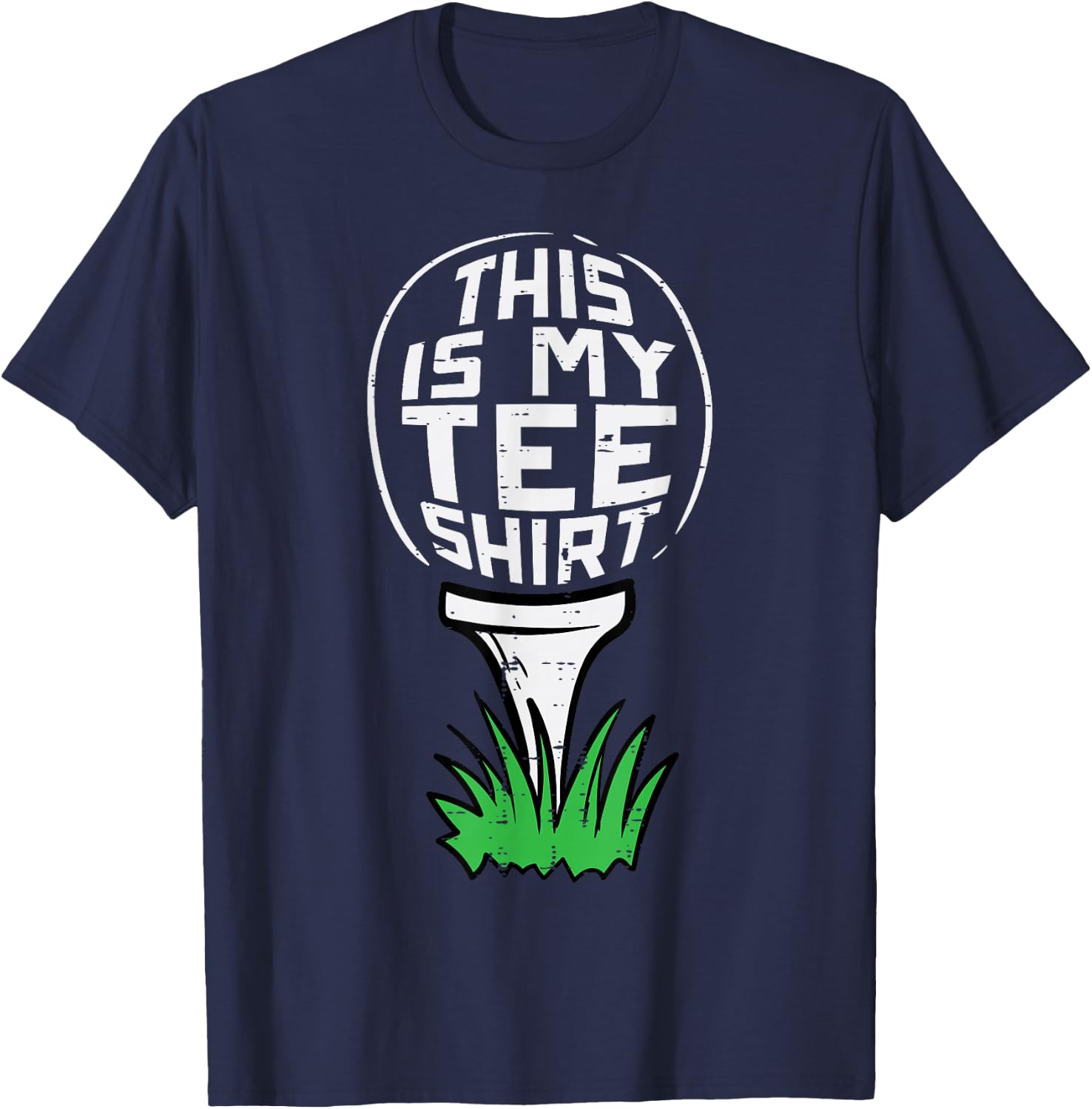 Golf This Is My Shirt Golfing Golfer Dad Men Women Kids T-Shirt - T-Shirt | Navy