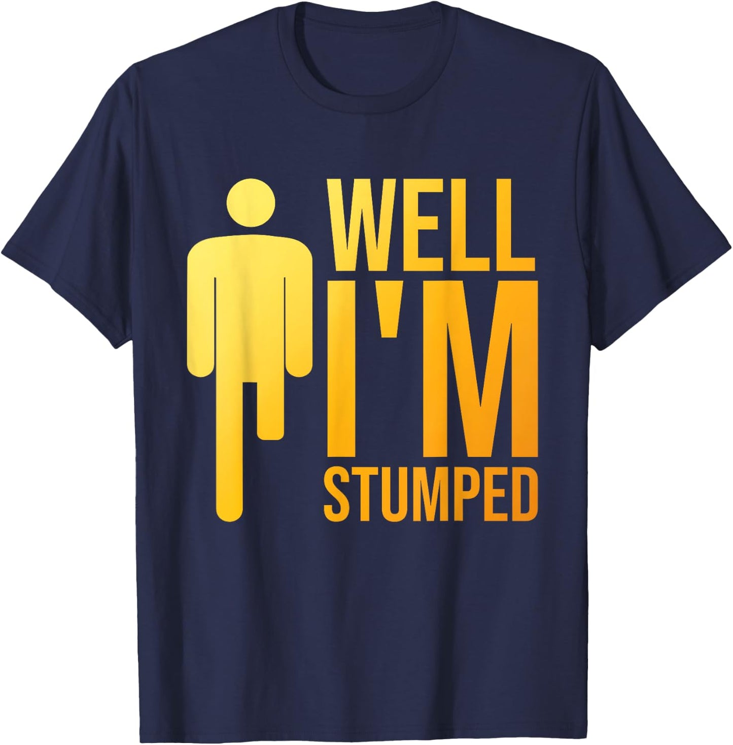Funny Amputee Design Women Prosthetic Leg Amputation T-Shirt - T-Shirt | Navy