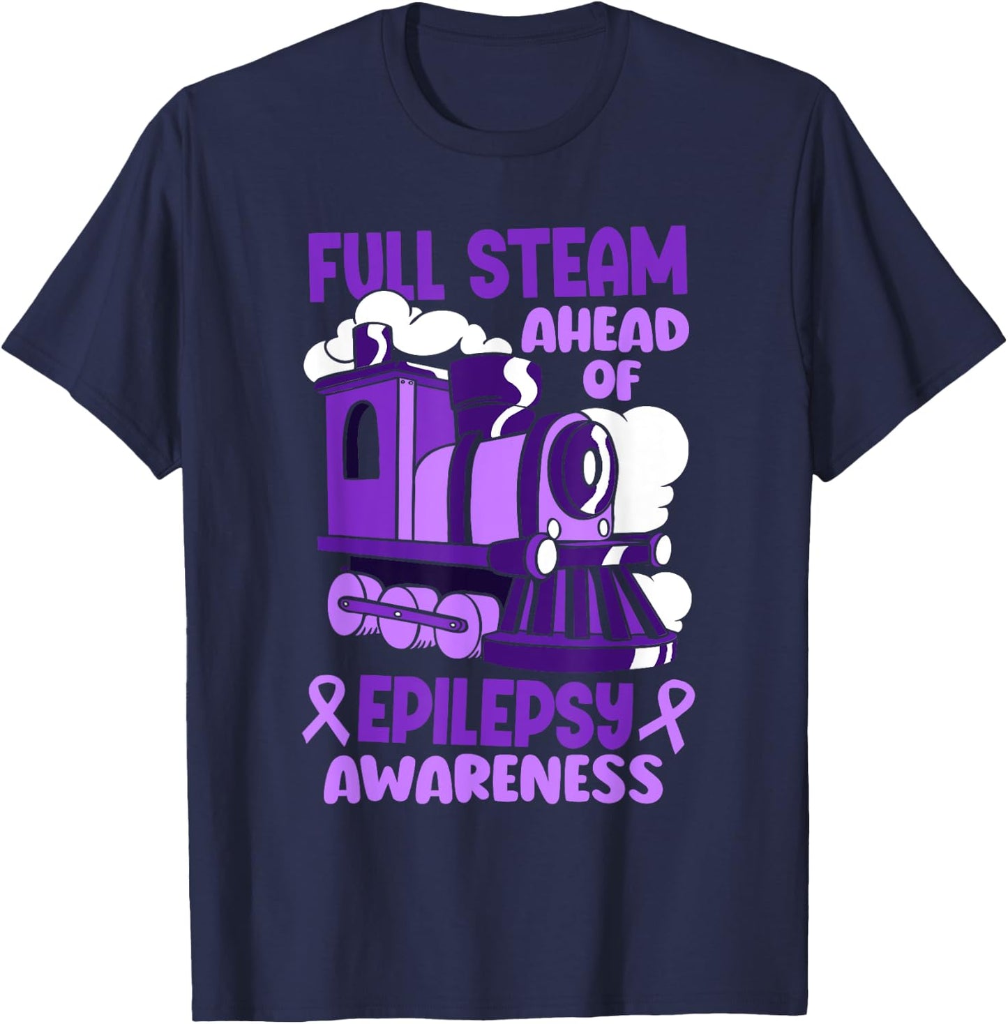Epilepsy Warrior Awareness Month Epileptic Toddler T-Shirt - T-Shirt | Navy