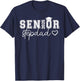 Senior 2025 Proud Stepdad Of A Class Of 2025 Graduate T-Shirt - T-Shirt | Navy