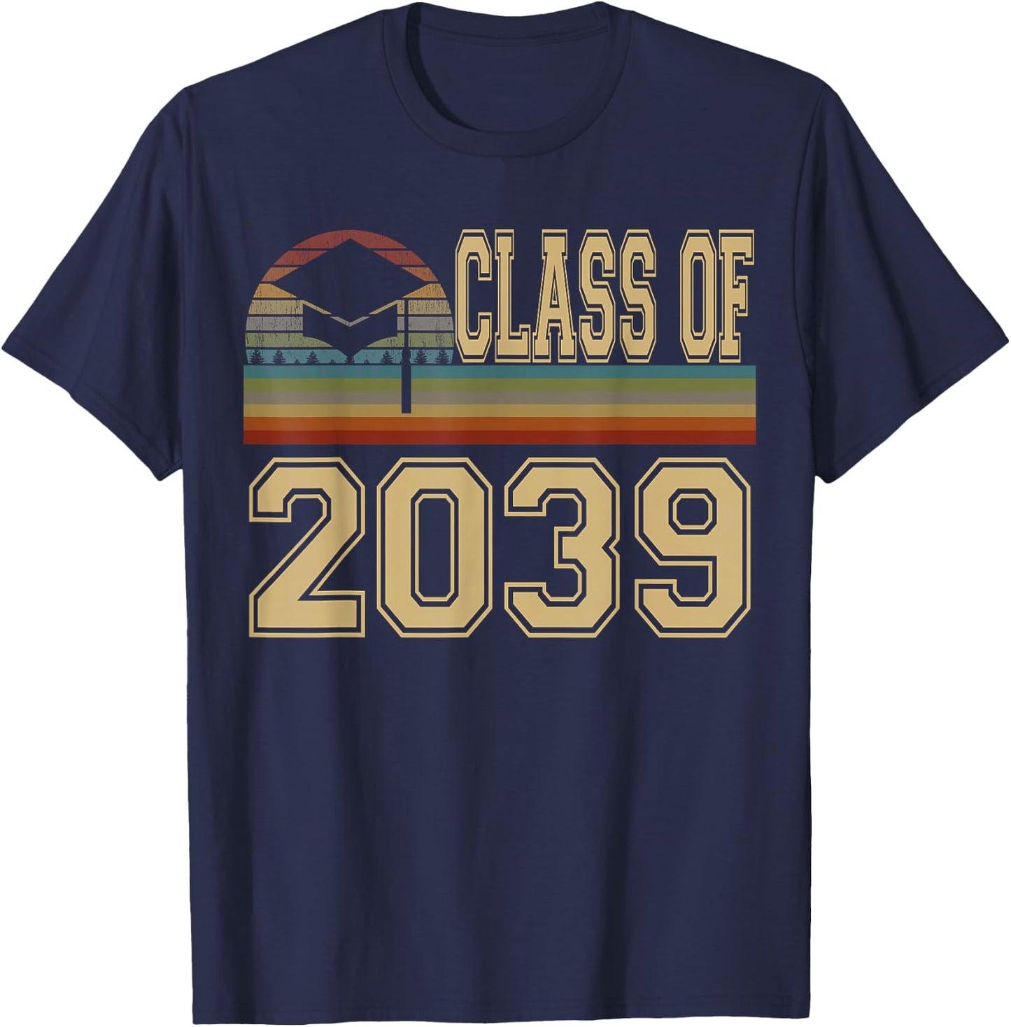 Class of 2039 grow with me shirt T-Shirt - T-Shirt | Navy