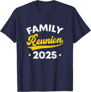 Family Reunion 2025 Vacation Meeting Family Matching Group T-Shirt - T-Shirt | Navy