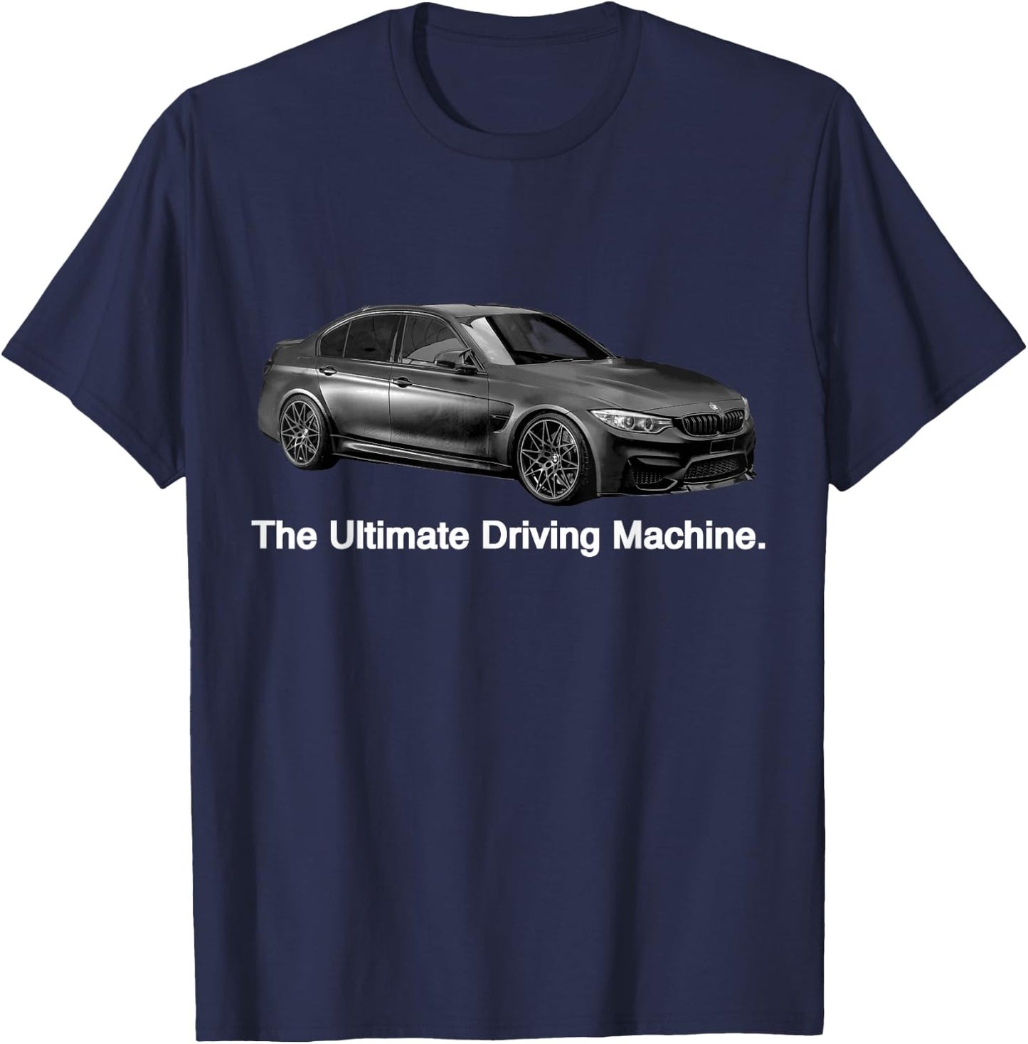 Ultimate Driving Machine Euro F80 M Three T-Shirt - T-Shirt | Navy