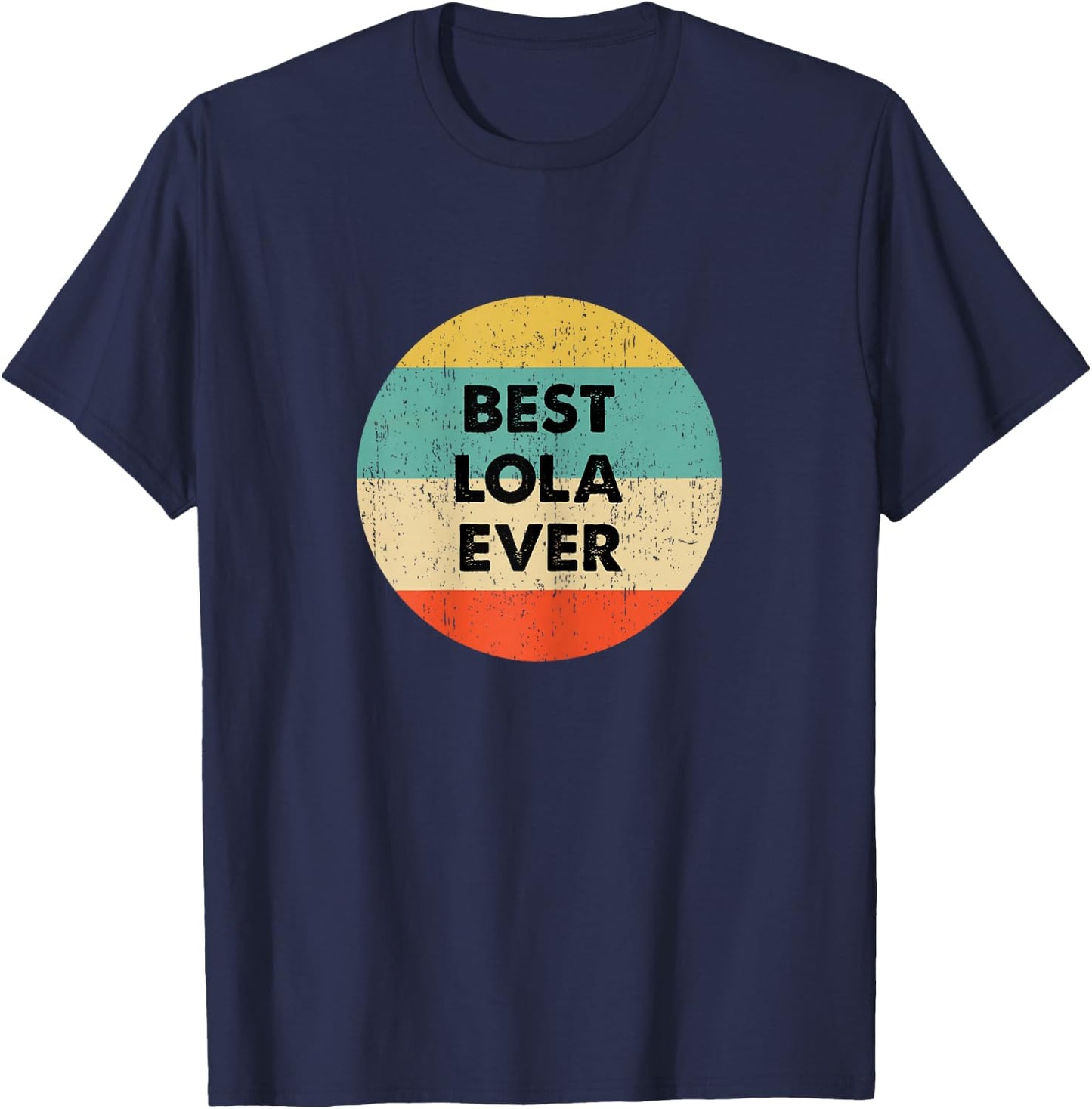 Lola Name T-Shirt - T-Shirt | Navy