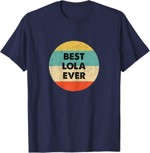 Lola Name T-Shirt - T-Shirt | Navy