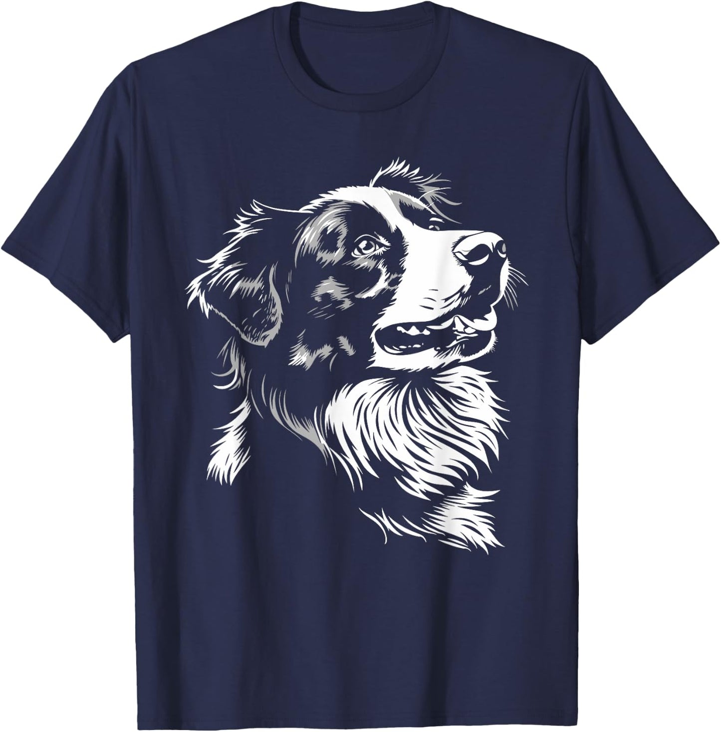 Loyal Australian Shepherddog Companion Women Kids T-Shirt - T-Shirt | Navy