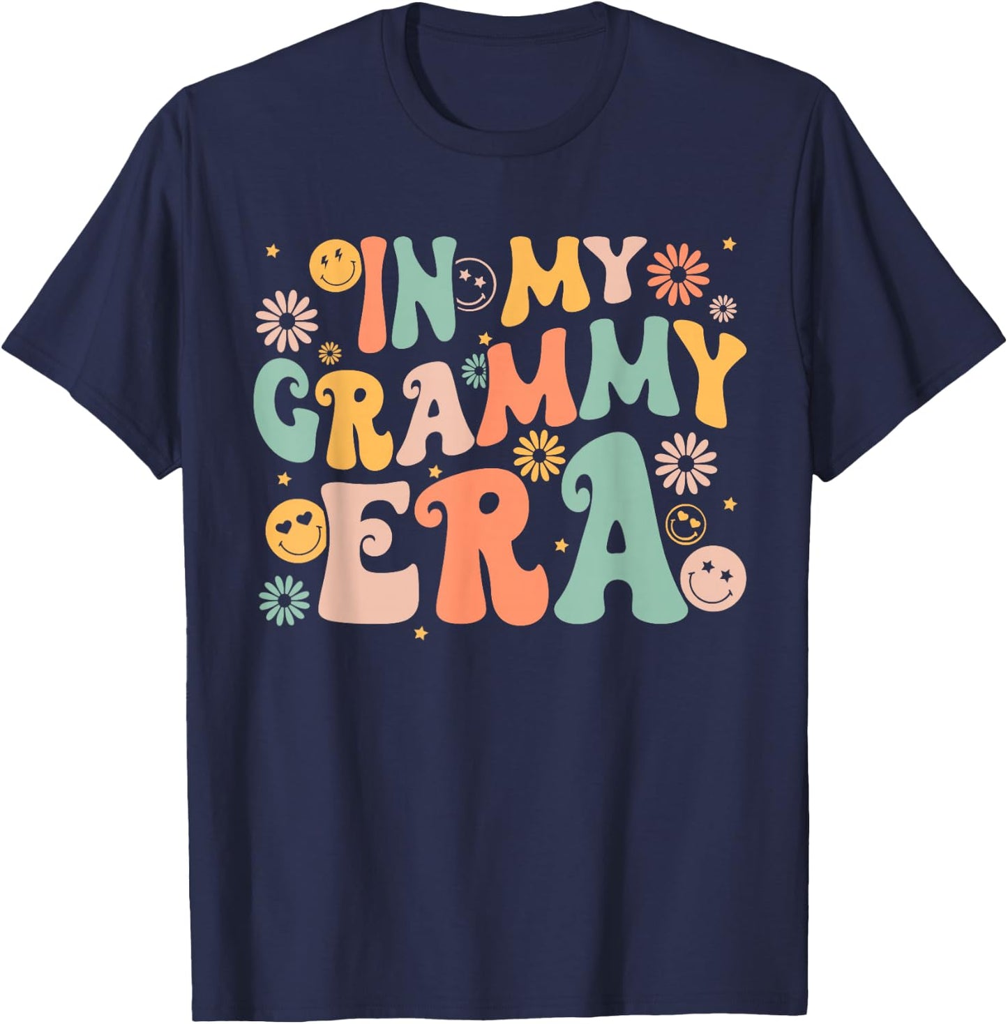 In My Grammy Era for Grandma Mother's Day Baby Announcement T-Shirt - T-Shirt | Navy