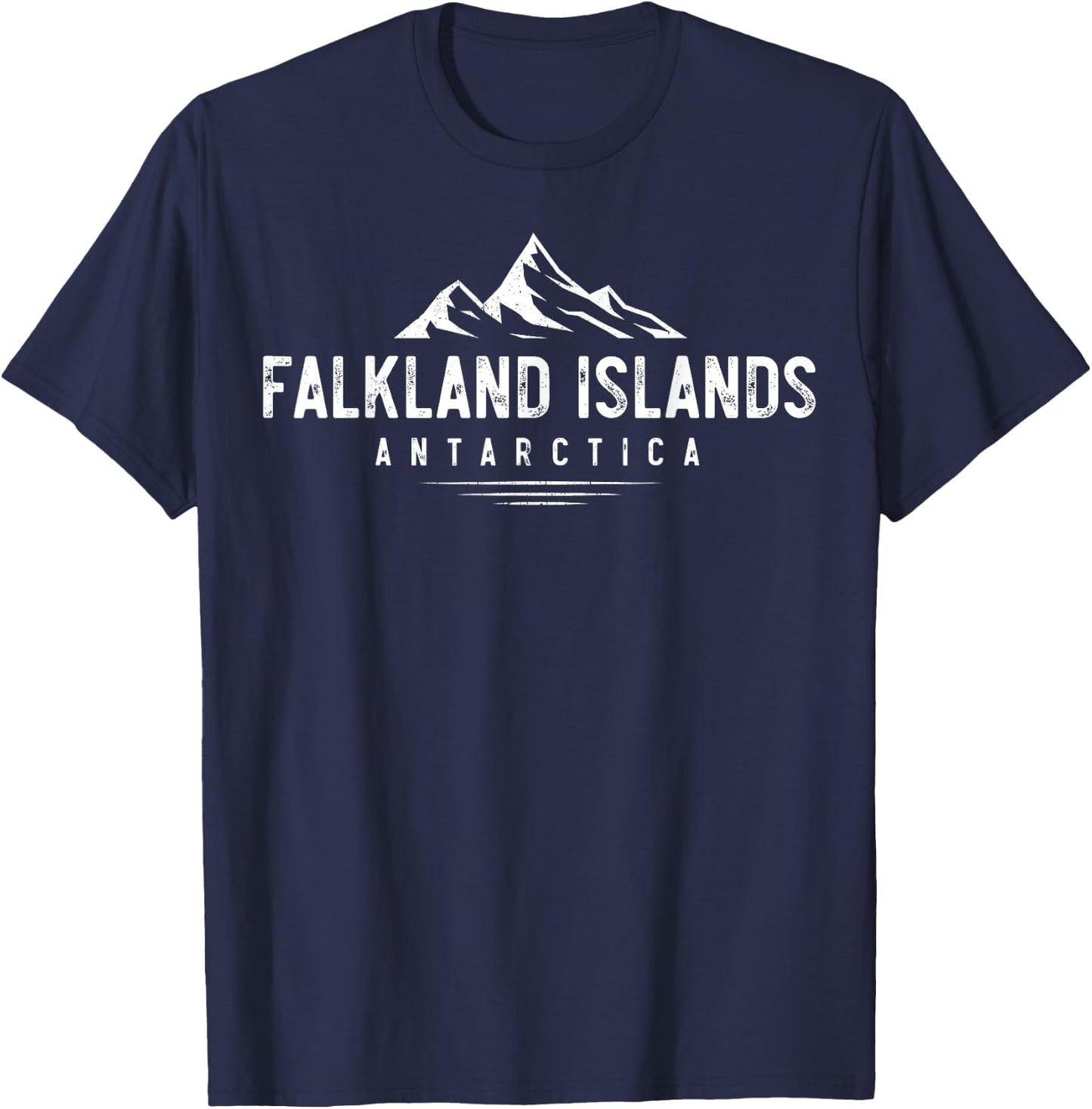 Falkland Islands - Arctic Circle - Antarctica T-Shirt - T-Shirt | Navy