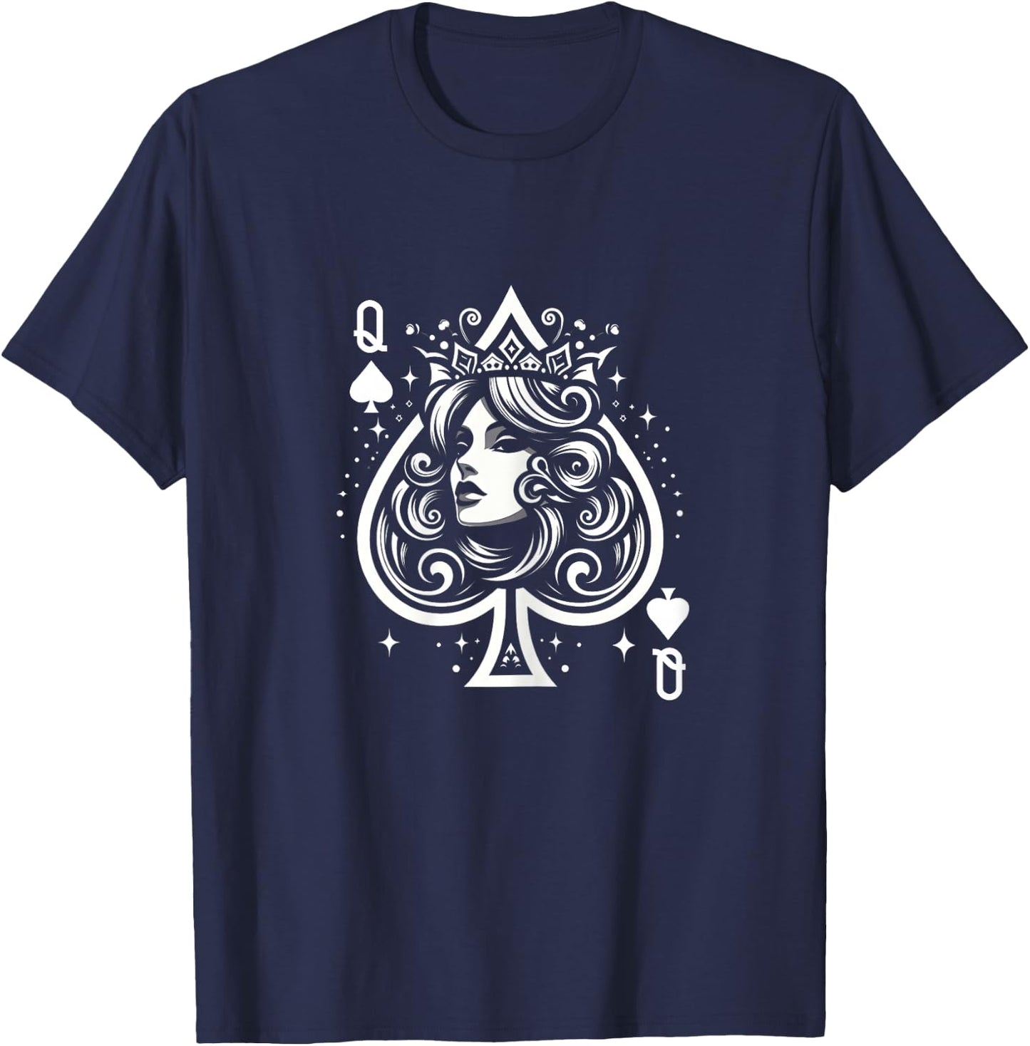 Queen Of Spades Yes Daddy Sexy QOS T-Shirt - T-Shirt | Navy