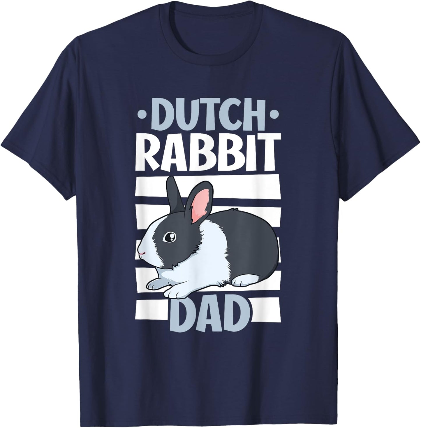 Dutch Rabbit Dad T-Shirt - T-Shirt | Navy