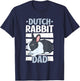 Dutch Rabbit Dad T-Shirt - T-Shirt | Navy