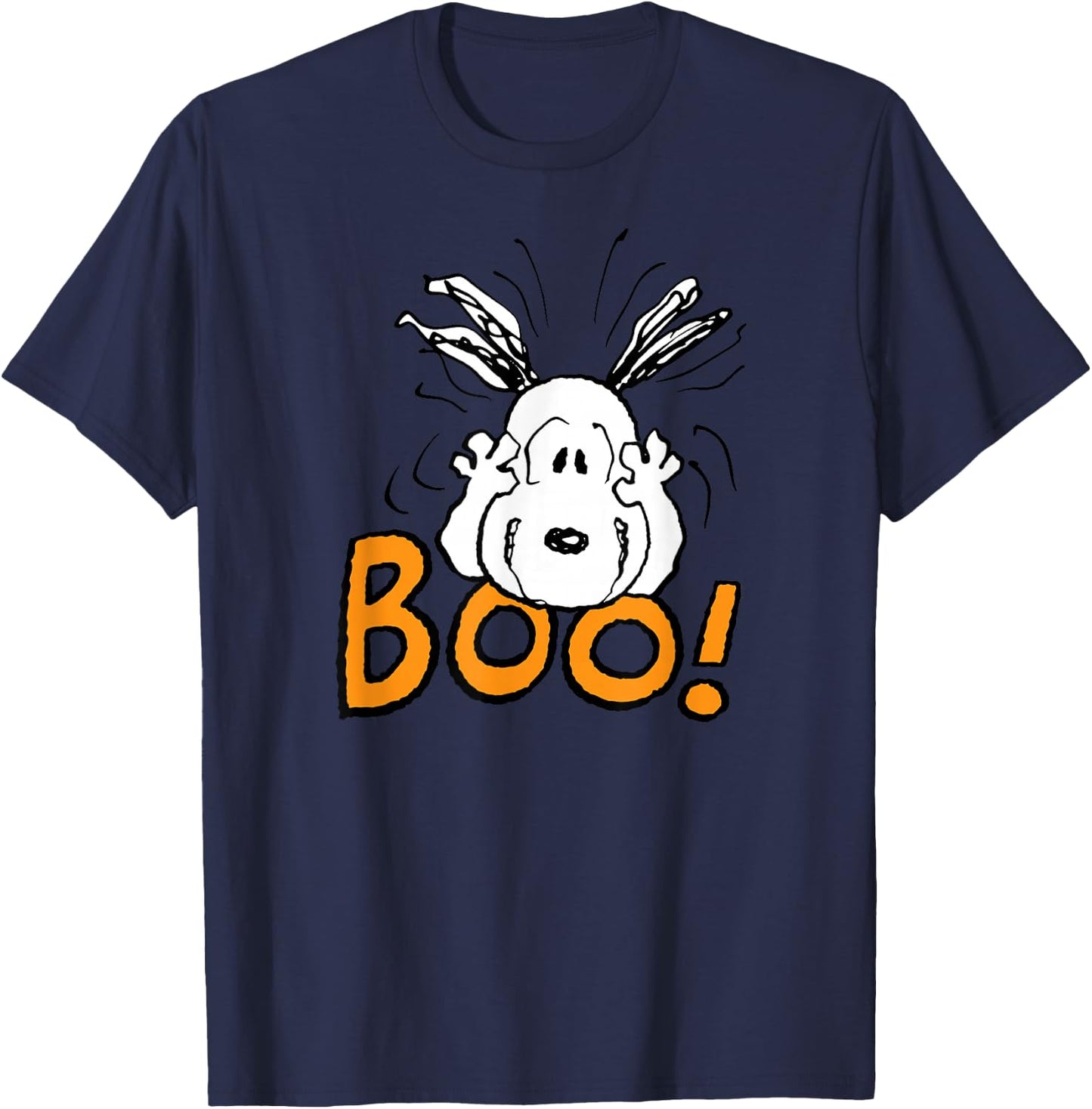 Peanuts Halloween Snoopy Boo T-Shirt - T-Shirt | Navy