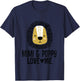 Mimi And Poppy Love Me Grandkids Lion T-Shirt - T-Shirt | Navy
