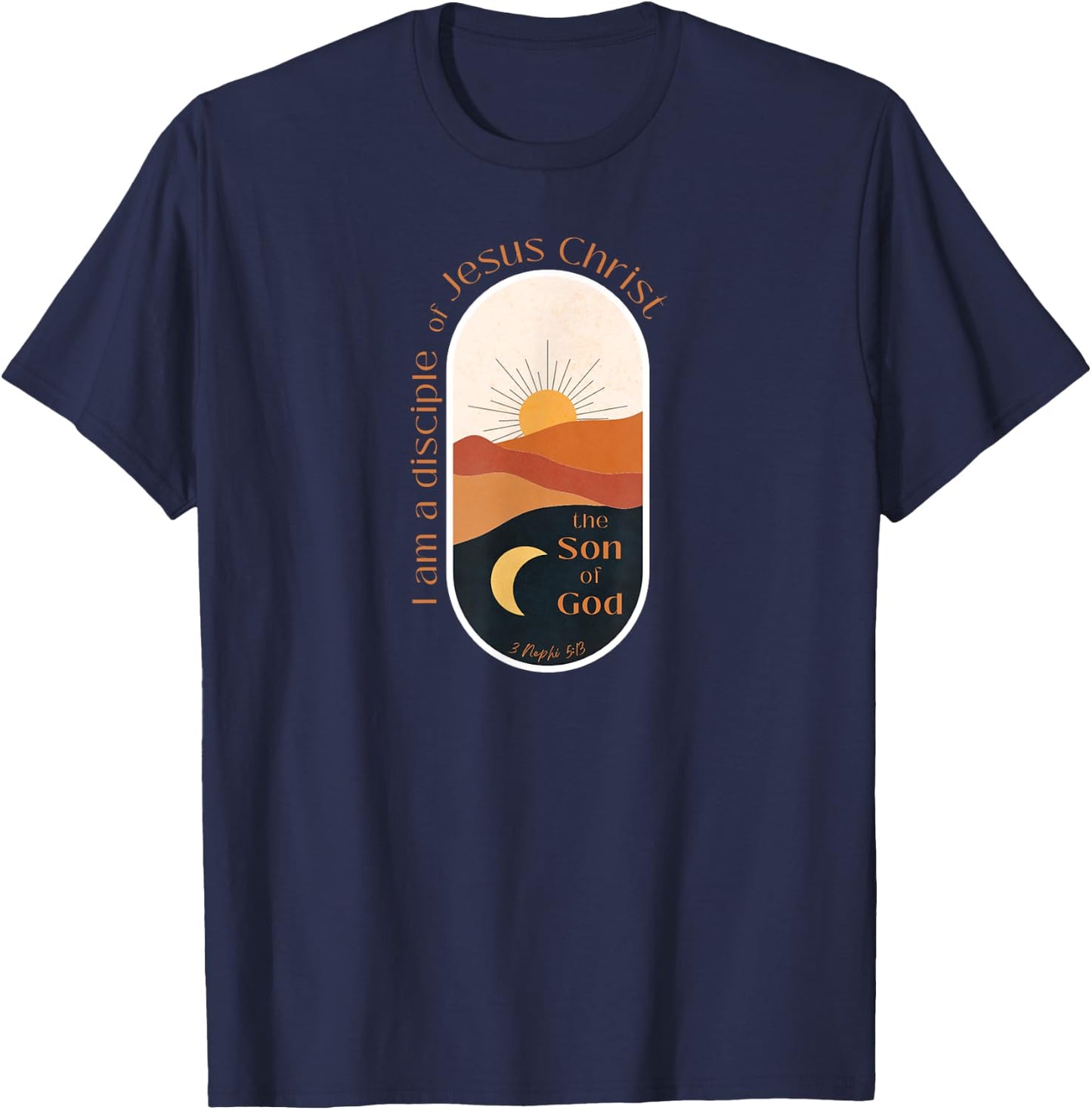 Disciple of Jesus Christ Youth Theme 3 Nephi T-Shirt - T-Shirt | Navy