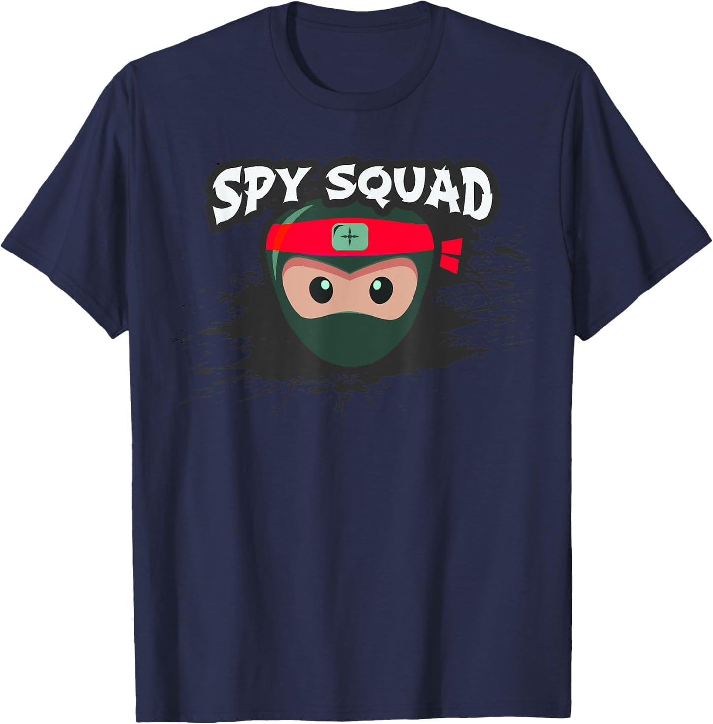 SPY SQUAD Kids Covert Operation Ninja Crew Funny Birthday T-Shirt - T-Shirt | Navy