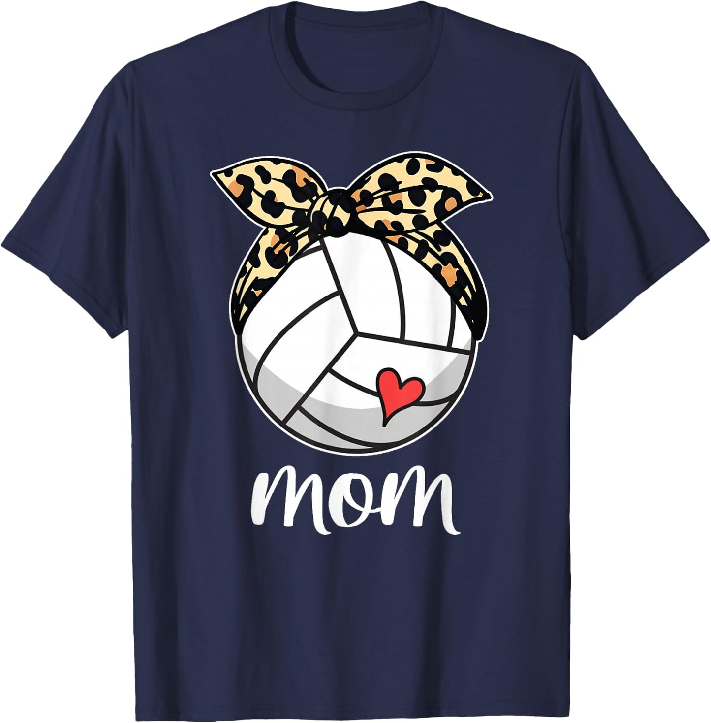Mother's Day Volleyball Mom Volleyball Mothers Day Mom 2024 T-Shirt - T-Shirt | Navy
