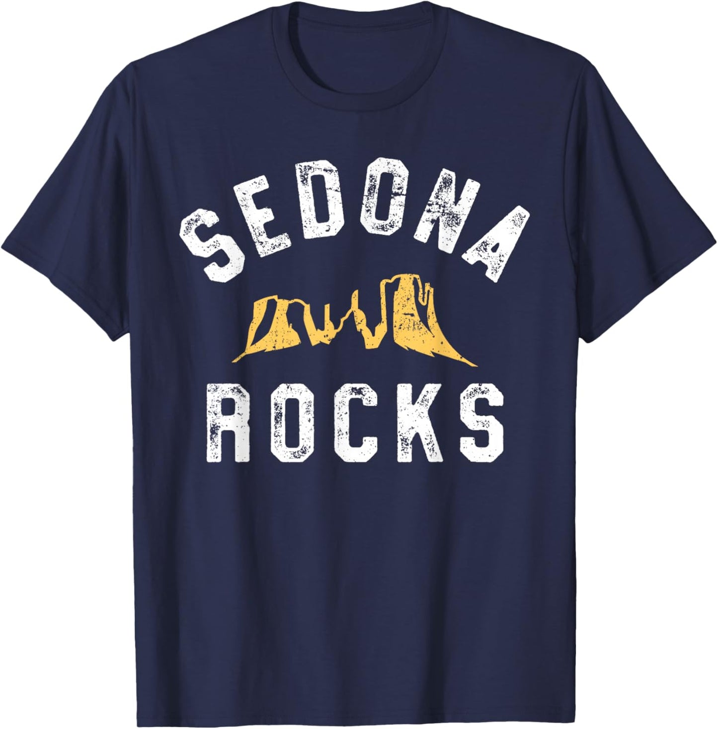 Funny Sedona Shirt - Sedona Rocks Arizona Vacation Pun Gift T-Shirt - T-Shirt | Navy