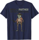 Hold On Partner I'm Overstimulated Frog Funny Meme T-Shirt - T-Shirt | Navy