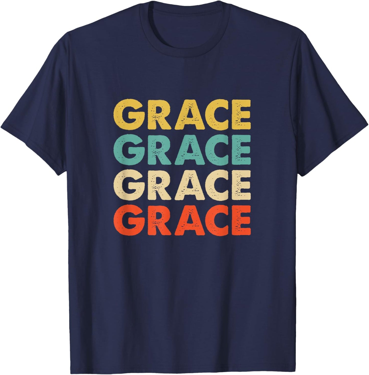 Grace Name T-Shirt - T-Shirt | Navy