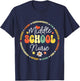 Middle School Nurse Back To School For Teacher Women Kids T-Shirt - T-Shirt | Navy