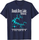 Modern Rough River Lake, Kentucky T-Shirt - T-Shirt | Navy