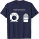 Feed Baseballs T-Shirt - T-Shirt | Navy