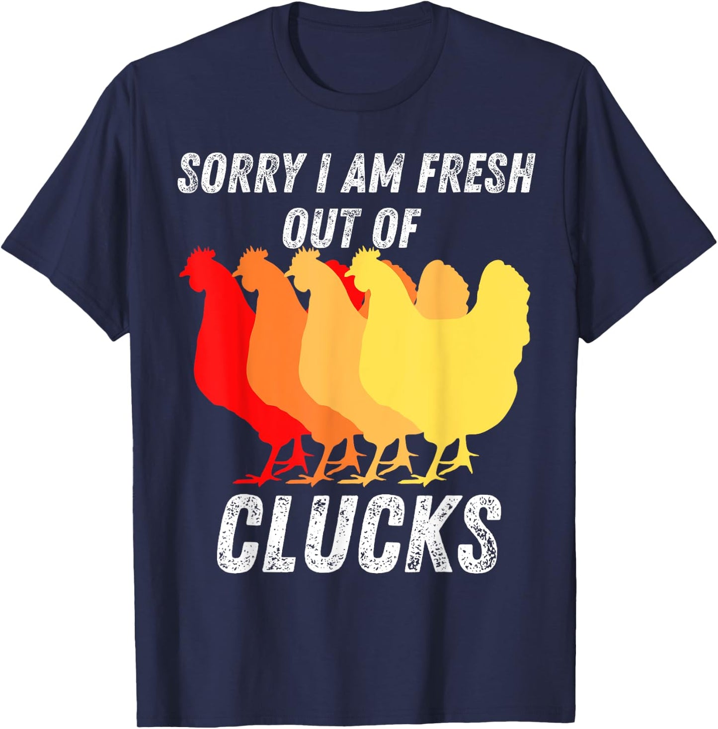 I Dont Give a Cluck shirt for Chicken Lover Funny Chicken T-Shirt - T-Shirt | Navy
