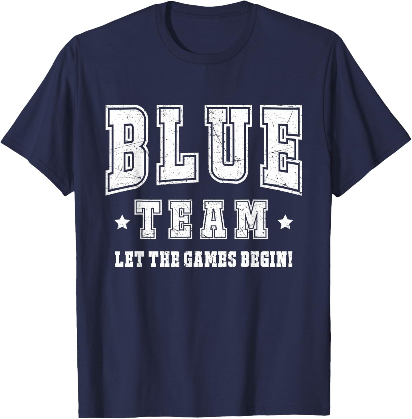Blue Field Day Team Spirit Squad Let The Games Begin 2024 T-Shirt - T-Shirt | Navy