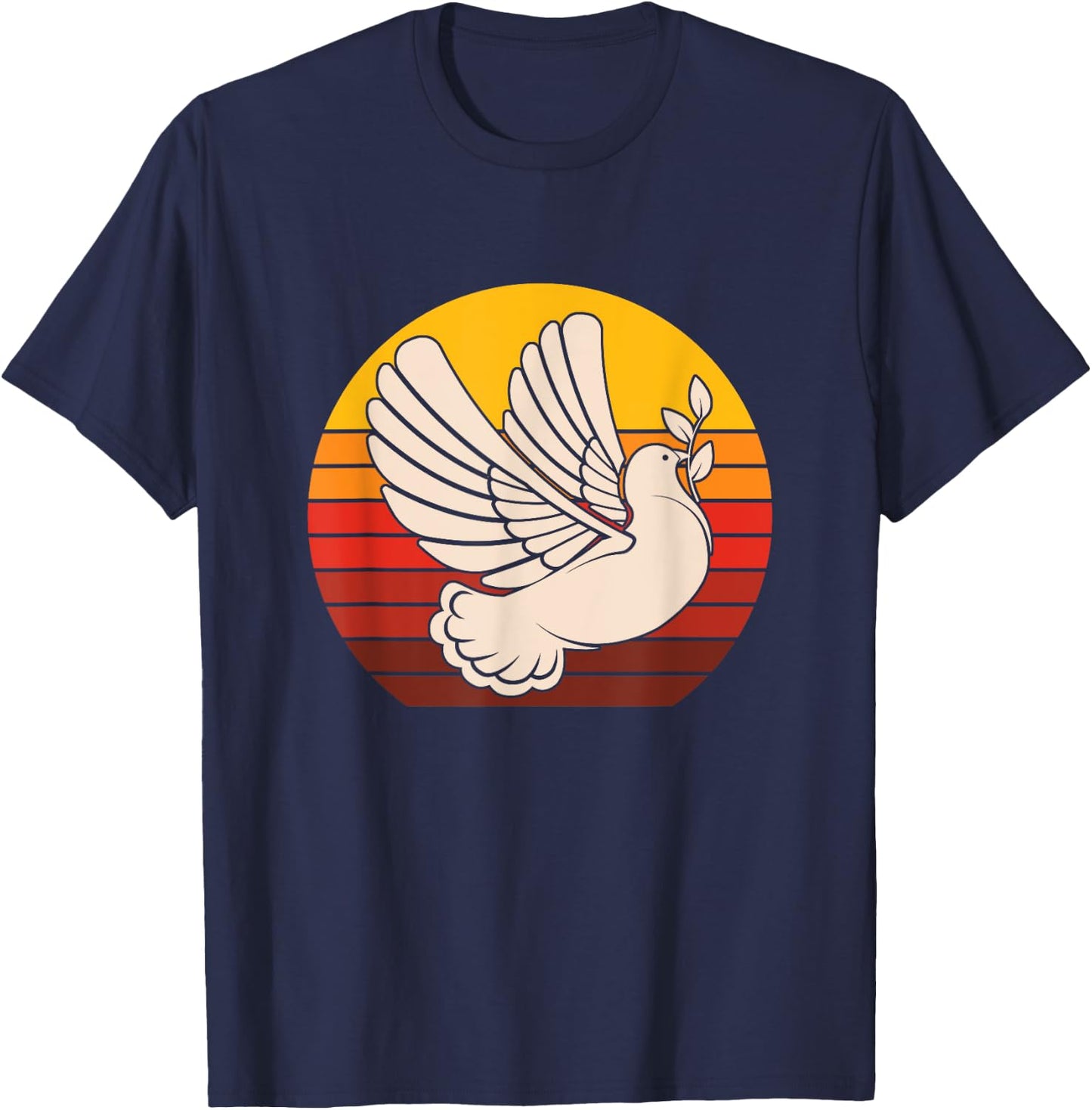 Retro Dove T-Shirt - T-Shirt | Navy