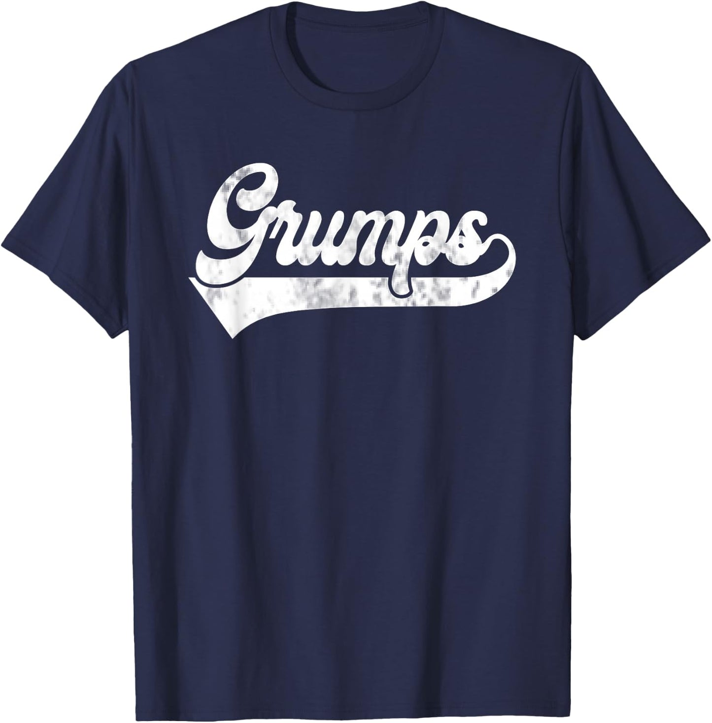 Grumps Vintage Retro Father's Day for Papa Grandpa T-Shirt - T-Shirt | Navy