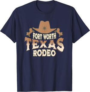 Fort Worth Texas Rodeo T-Shirt - T-Shirt | Navy