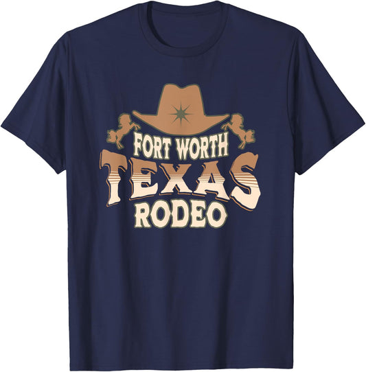 Fort Worth Texas Rodeo T-Shirt - T-Shirt | Navy