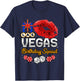 Las Vegas Birthday Squad Casino Girls Trip Party T-Shirt - T-Shirt | Navy