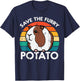 Guinea Pig Save Furry Potato Cavy Pet Owner Women Kids Men T-Shirt - T-Shirt | Navy