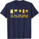 Funny Grilling Art Dad Barbecue Meat Smoking BBQ T-Shirt - T-Shirt | Navy