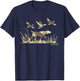 Duck Hunting Camouflage Camo Pointer Dog Camo Duck Hunter T-Shirt - T-Shirt | Navy