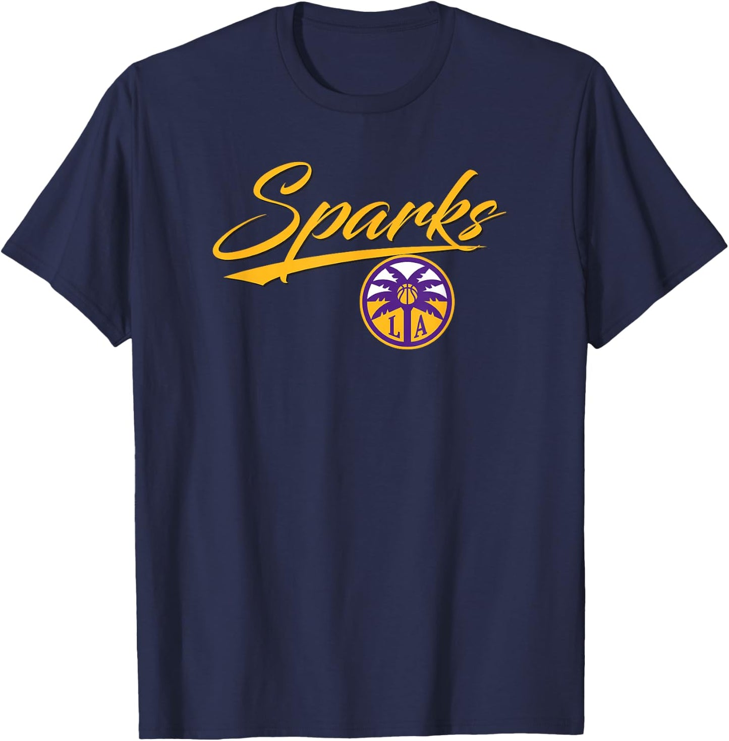 WNBA Los Angeles Sparks Officially Licensed T-Shirt - T-Shirt | Navy