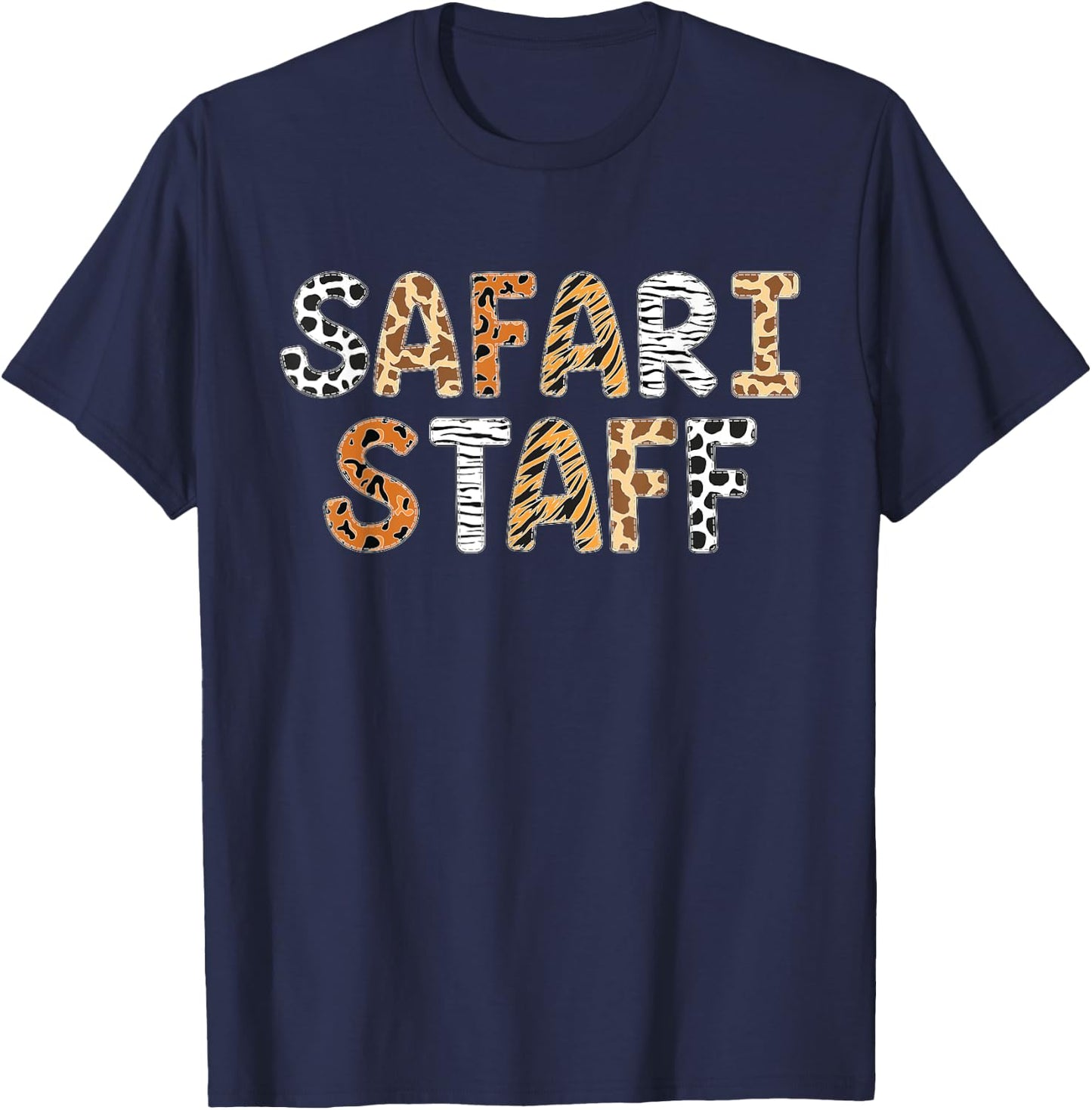 Safari Staff Art Women Zookeeper Costume Zoo Jungle T-Shirt - T-Shirt | Navy