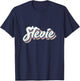 Stevie Youth Women Vintage Men First Name Stevie T-Shirt - T-Shirt | Navy