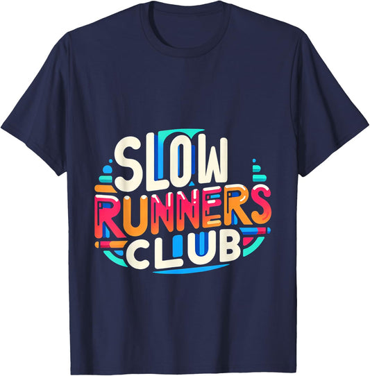 Slow Runners Club T-Shirt - T-Shirt | Navy