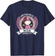 Unicorn Noa Name - Girls Women Personalized Unicorn T-Shirt - T-Shirt | Navy